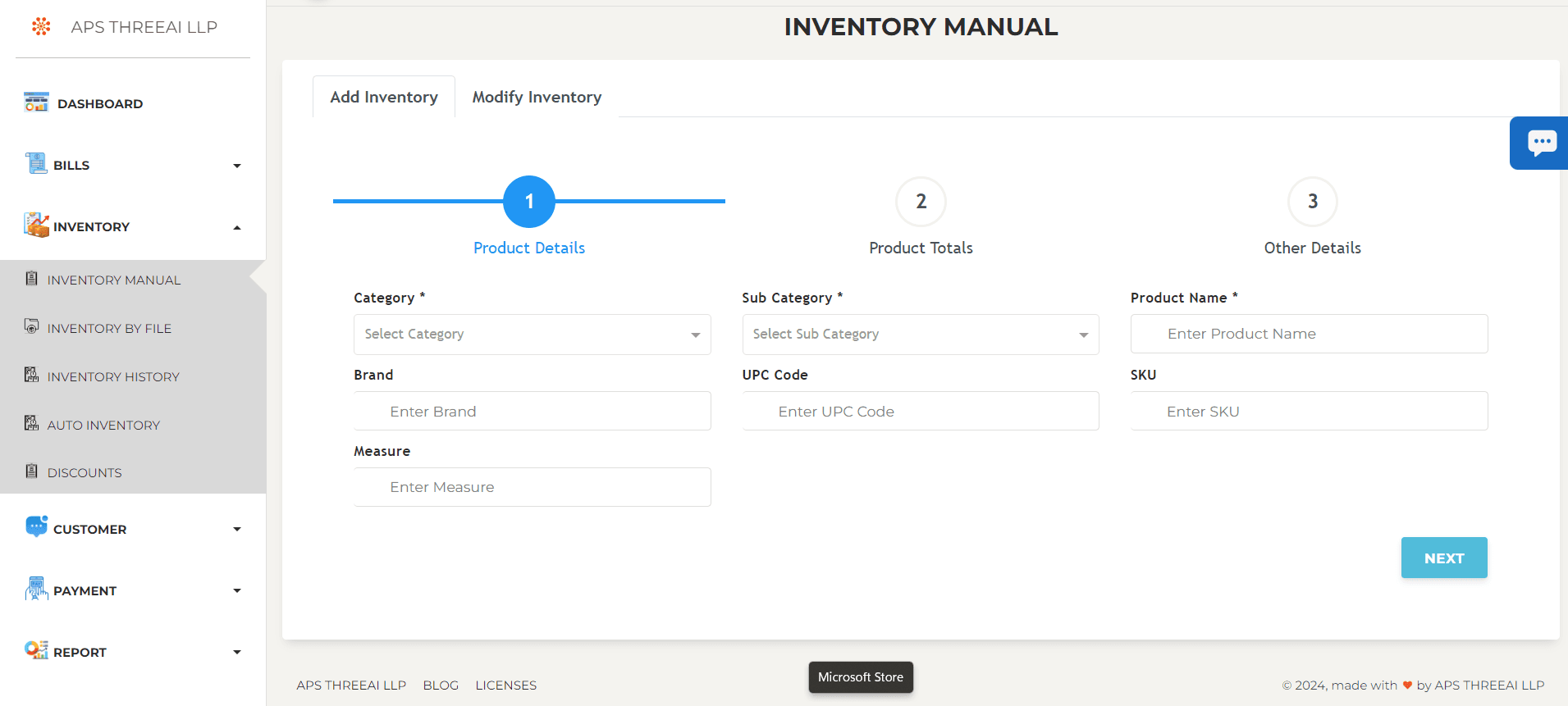 Inventory on your fingertips